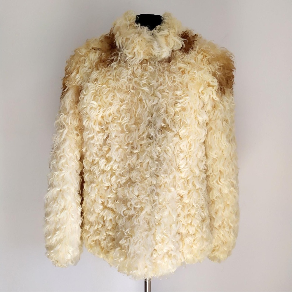 MONGOLIAN LAMB FUR Jacket in excellent condition
